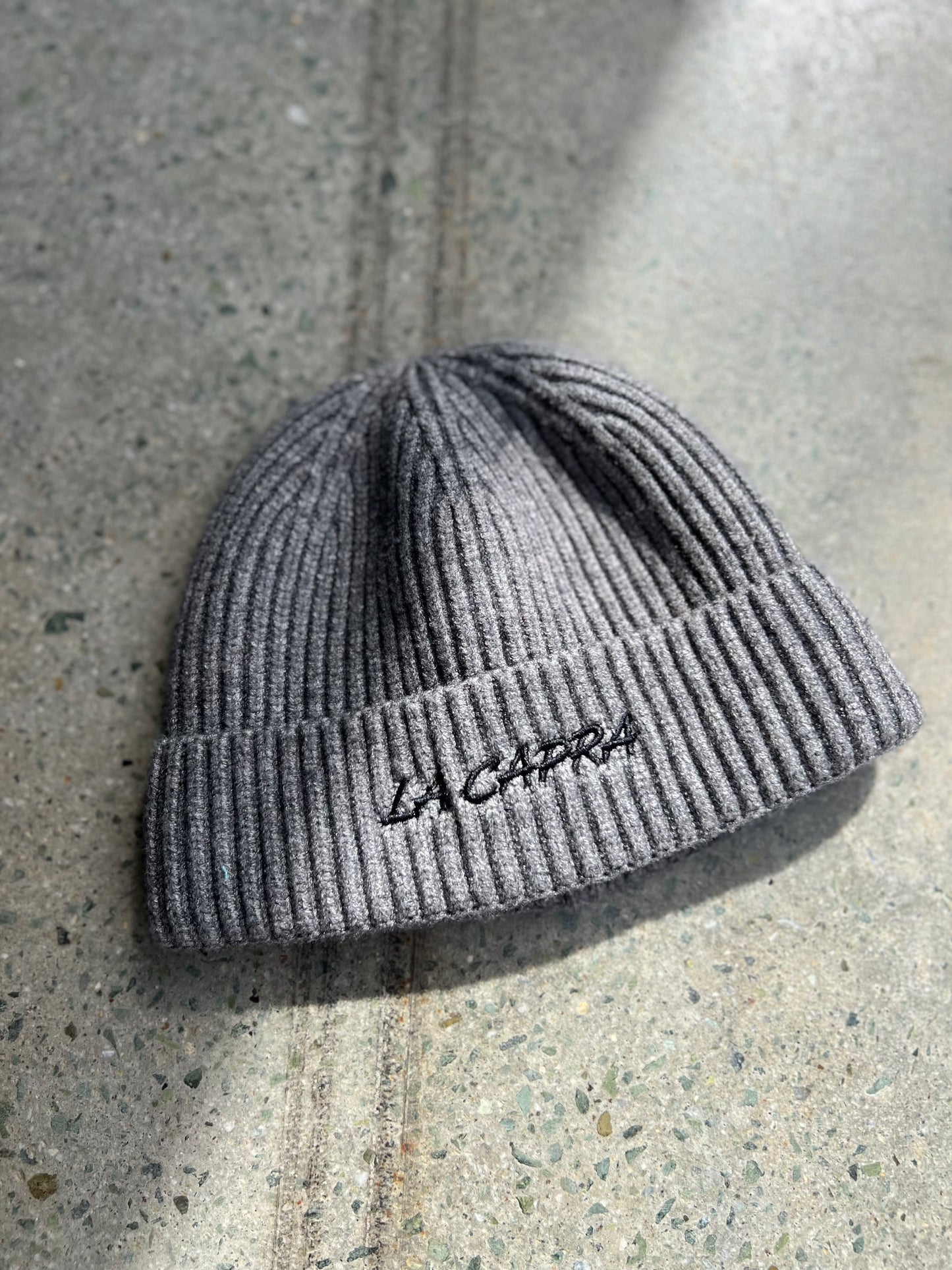 Cloud Grey Fisherman Beanie