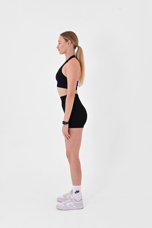 Blacked V2 La Capra Halter Crop