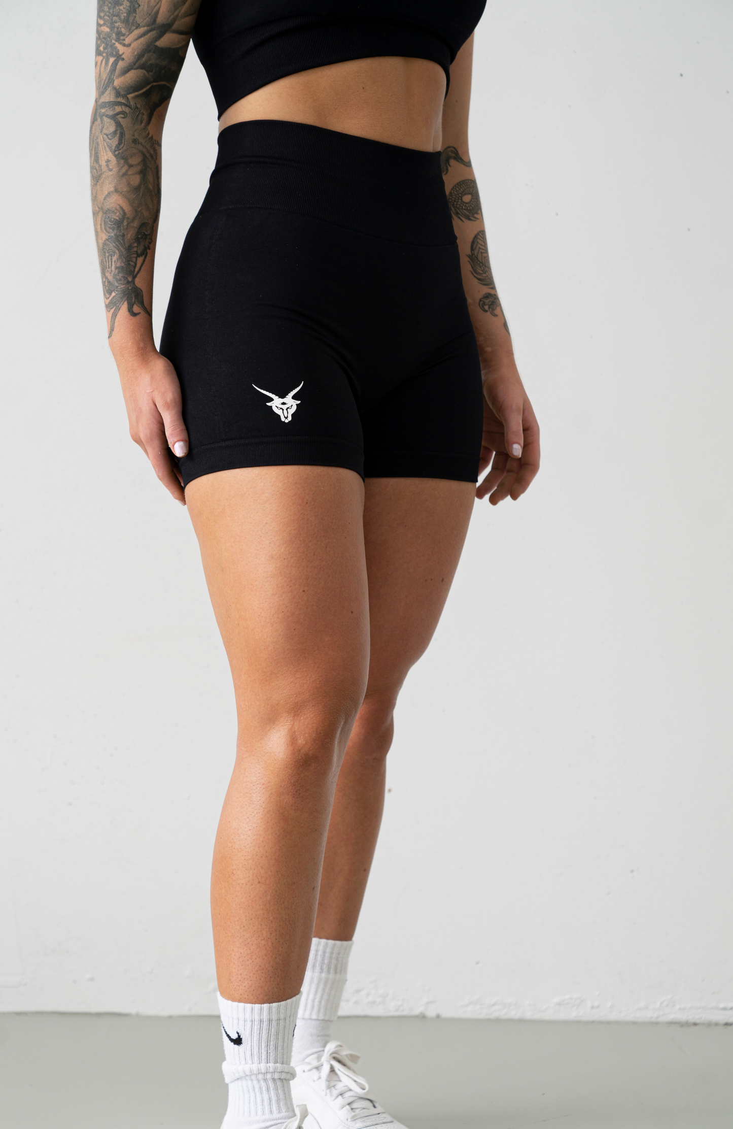 Black V2  La Capra Mini Bike Shorts