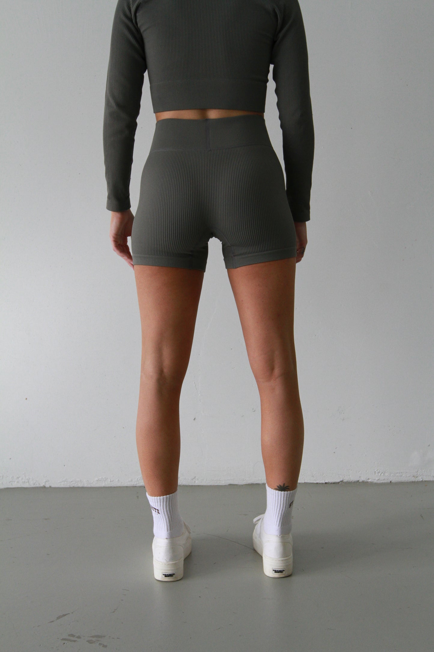 Cloud Grey V1 Mini Bike Shorts